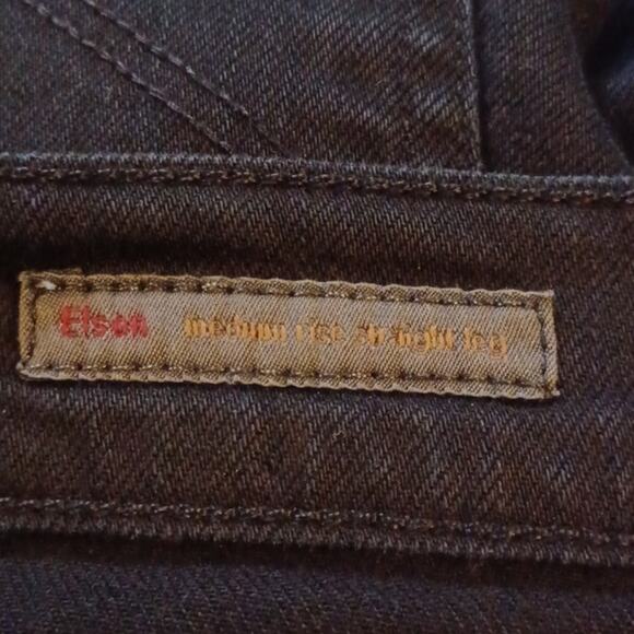 CITIZENS OF HUMANITY Black Elson Medium Rise Straight Leg Jeans. Size 29 - Picture 13 of 16